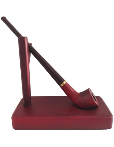 Soporte de Tabaco de Madera Tom's Wheezes para Pipa 12,7 cm