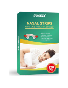 Tiras Nasales UPMOSTEK 120 Unidades Alivio Ronquidos