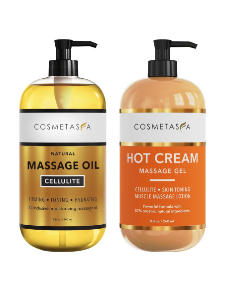 Aceite y Gel de Masaje Anticelulitis Cosmetasa 2x250ml