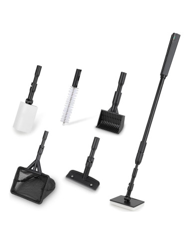 Kit de Limpieza de Acuario 6 en 1 Hygger para Tanques 75-605L