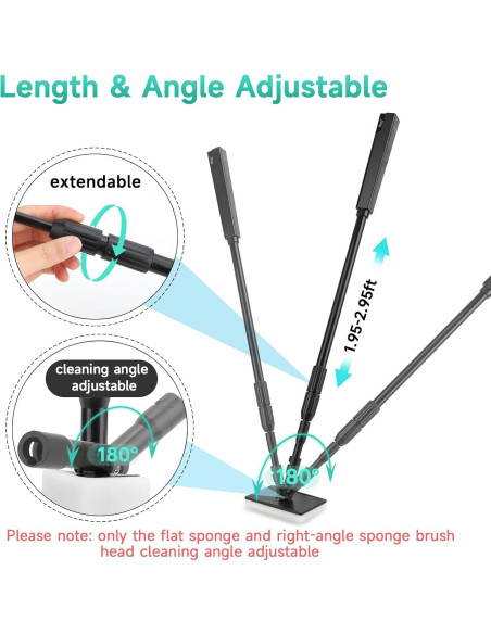 Kit de Limpieza de Acuario 6 en 1 Hygger para Tanques 75-605L