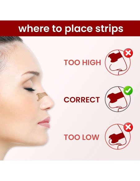 Tiras Nasales Massner Fuerza Extra 100 Unidades Beige