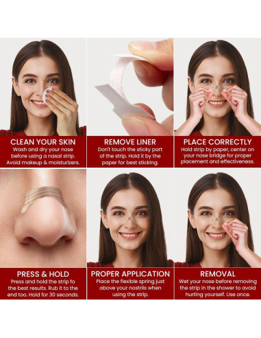 Tiras Nasales Massner Fuerza Extra 100 Unidades Beige