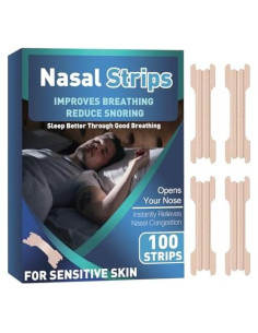 Tiras Nasales ATAZUA 100 PCS Alivio Ronquidos y Congestión