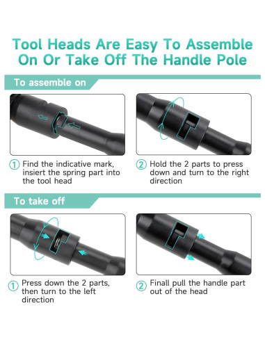 Kit de Limpieza de Acuario 6 en 1 Hygger para Tanques 75-605L
