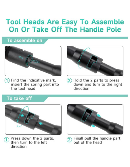 Kit de Limpieza de Acuario 6 en 1 Hygger para Tanques 75-605L