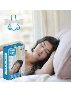 Tiras Nasales Volqi Fuerza Extra 60 Unidades Alivio Ronquidos 2