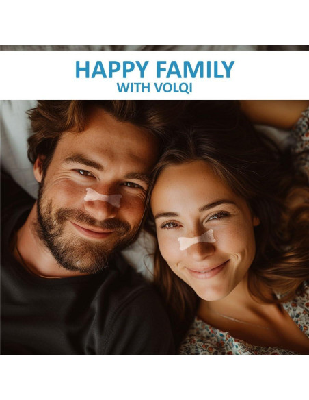 Tiras Nasales Volqi Fuerza Extra 60 Unidades Alivio Ronquidos