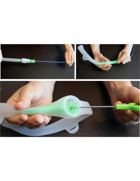 Cepillo de limpieza para mangueras CPAP Aveen 15mm y 19mm