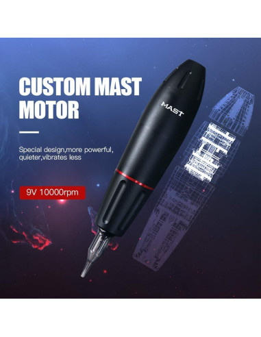 Kit de Tatuaje Dragonhawk con 20 Agujas y Pedal