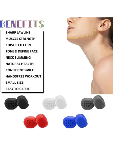 Ejercitador de Mandíbula GULZIIYA YJQ Silicona Azul