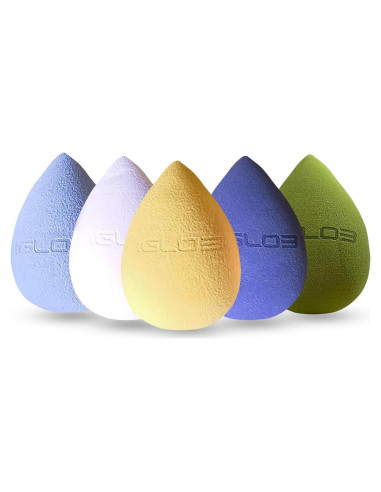 Juego de Esponjas de Maquillaje IGLO3 4 Piezas Verde