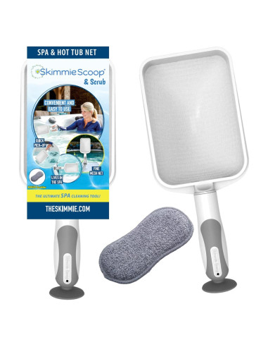 Skimmer de Mano El Skimmie Scoop con Red Fina - Blanco