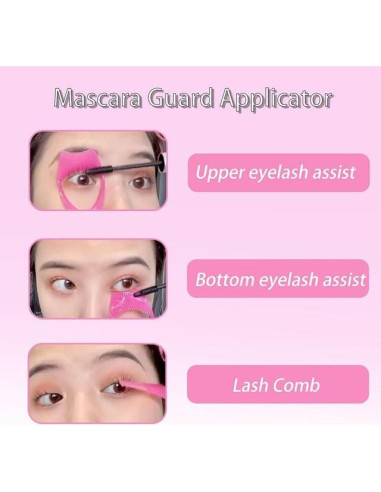 3 Piezas Escudo de Máscara Tangseajiao - Herramienta de Maquillaje