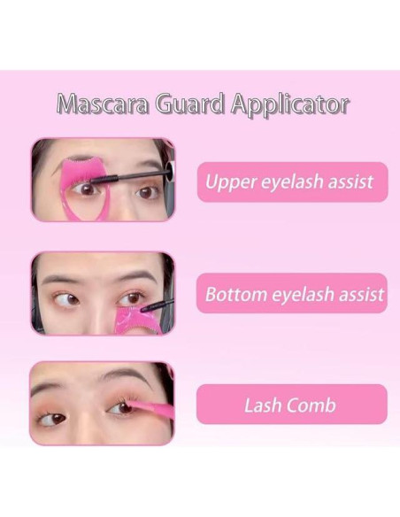 3 Piezas Escudo de Máscara Tangseajiao - Herramienta de Maquillaje