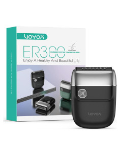 Afeitadora Eléctrica VOYOR ER300 Doble Cuchilla Recargable