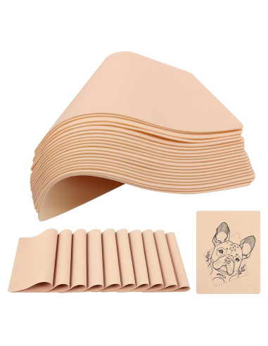 Piel de Práctica de Tatuaje Jconly 30 Piezas 20x15 cm