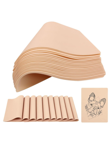 Piel de Práctica de Tatuaje Jconly 30 Piezas 20x15 cm