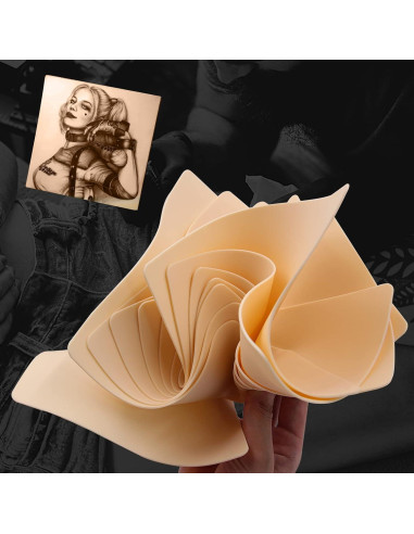 Piel de Práctica de Tatuaje Jconly 30 Piezas 20x15 cm