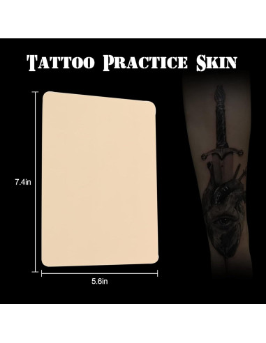 Piel de Práctica de Tatuaje Jconly 30 Piezas 20x15 cm