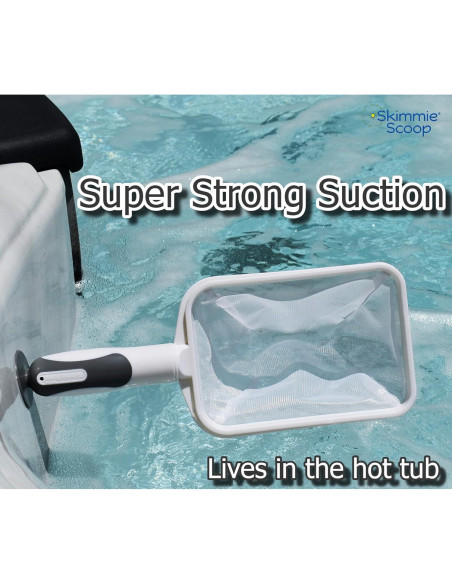 Skimmer de Mano El Skimmie Scoop con Red Fina - Blanco
