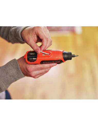 Destornillador Eléctrico BLACK+DECKER 4V MAX Inalámbrico 180 RPM