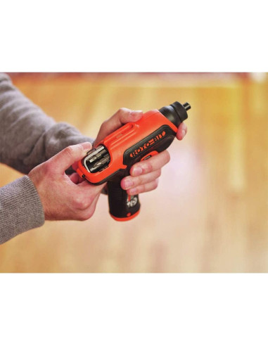 Destornillador Eléctrico BLACK+DECKER 4V MAX Inalámbrico 180 RPM