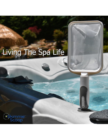 Skimmer de Mano El Skimmie Scoop con Red Fina - Blanco