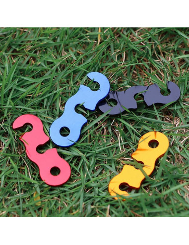 Ajustador de Cuerda Takelablaze 40pcs Aluminio Camping