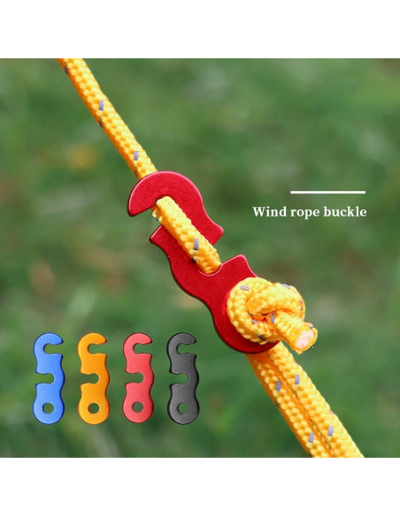 Ajustador de Cuerda Takelablaze 40pcs Aluminio Camping