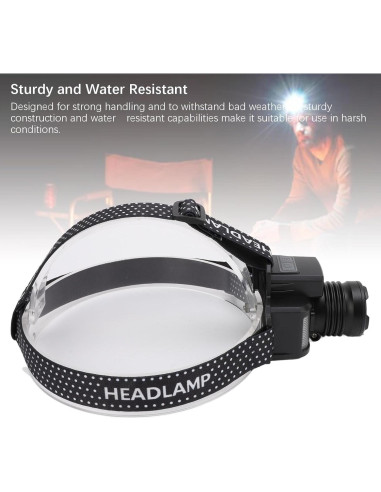 Linterna Frontal Recargable LED Ciciglow 30W con Sensor Inteligente