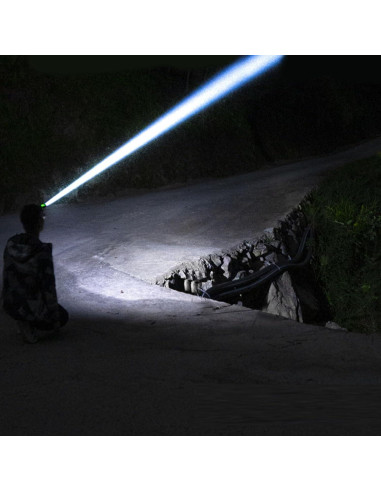 Linterna Frontal Recargable LED Ciciglow 30W con Sensor Inteligente