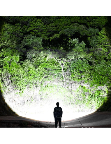 Linterna Frontal Recargable LED Ciciglow 30W con Sensor Inteligente