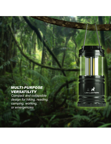 Linternas LED MalloMe Plegables 350 Lúmenes Paquete de 2