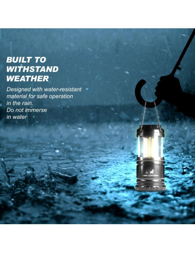 Linternas LED MalloMe Plegables 350 Lúmenes Paquete de 2