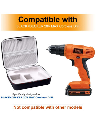 Funda Dura EVA LTGEM para Taladro Inalámbrico 20V Max