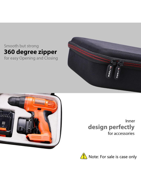Funda Dura EVA LTGEM para Taladro Inalámbrico 20V Max