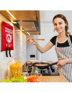 Manta contra incendios DIBBATU 2 Pack 1x1 m Rojo 2