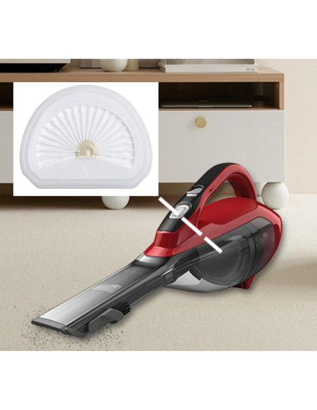 Filtro de Reemplazo Hufopik VLPF10 para Aspiradora Black & Decker
