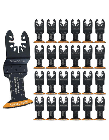 100 Piezas Cuchillas Oscilantes TrivdPro 4,45 cm Universal