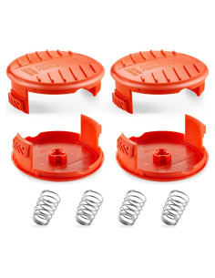 Tapa de Carrete y Resortes para Recortadora BLACK+DECKER - Paquete de 4