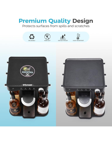 Dfynest Bar Mat para BEV Black+Decker, PVC Colorido