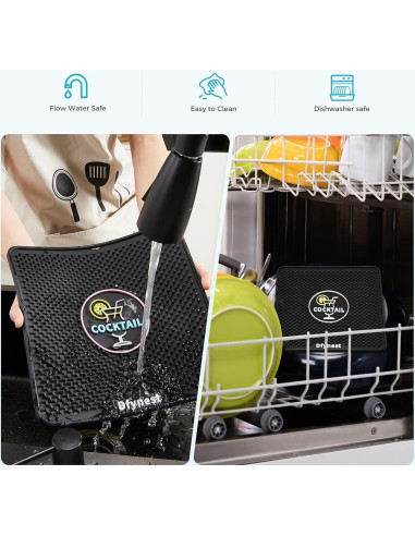 Dfynest Bar Mat para BEV Black+Decker, PVC Colorido