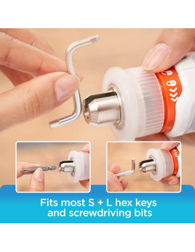 Destornillador Inalámbrico 4V MAX beyond Blanco Hexagonal