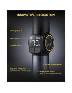 Destornillador Eléctrico Fanttik S1 APEX 3.7V 7N.m Torque 2