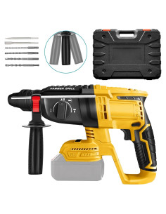 Taladro de Martillo Rotativo Inalámbrico LEZZYRUCK 20V 2.7J