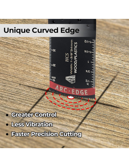 104 Piezas Cuchillas Oscilantes Ohuhu Multifuncional