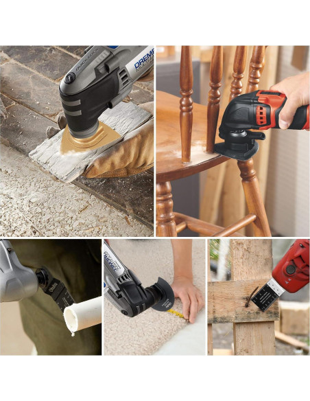 104 Piezas Cuchillas Oscilantes Ohuhu Multifuncional