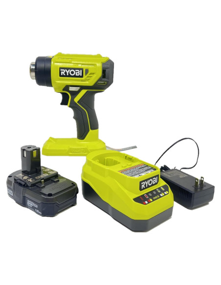 Pistola de Calor Inalámbrica RYOBI P3150 + Batería y Cargador