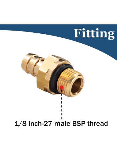 Kit de inyector químico Raincovo para lavadora a presión
